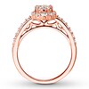 Thumbnail Image 1 of Diamond Engagement Ring 3/4 ct tw Round-cut 14K Rose Gold