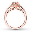 Thumbnail Image 1 of Diamond Engagement Ring 3/4 ct tw Round-cut 14K Rose Gold