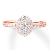 Thumbnail Image 3 of Diamond Engagement Ring 3/4 ct tw Round-cut 14K Rose Gold