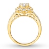 Thumbnail Image 1 of Diamond Engagement Ring 3/4 ct tw Round-cut 14K Yellow Gold