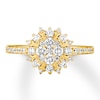 Thumbnail Image 3 of Diamond Engagement Ring 3/4 ct tw Round-cut 14K Yellow Gold