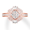 Thumbnail Image 4 of Diamond Engagement Ring 1 ct tw Round-cut 14K Rose Gold