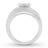 Thumbnail Image 1 of Diamond Engagement Ring 1-1/2 ct tw Round-cut 14K White Gold