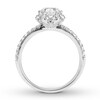 Thumbnail Image 1 of Diamond Engagement Ring 1-1/4 ct tw Round-cut 14K White Gold