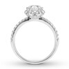 Thumbnail Image 1 of Diamond Engagement Ring 1-1/4 ct tw Round-cut 14K White Gold