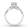 Thumbnail Image 1 of Diamond Engagement Ring 1 ct tw Princess-cut 14K White Gold