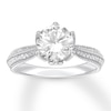 Thumbnail Image 0 of Diamond Engagement Ring 2-1/4 ct tw Round-cut 14K White Gold