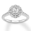 Thumbnail Image 0 of Diamond Engagement Ring 1-1/4 ct tw Round-cut 14K White Gold