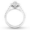 Thumbnail Image 1 of Diamond Engagement Ring 1-1/4 ct tw Round-cut 14K White Gold