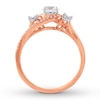 Thumbnail Image 1 of Diamond Engagement Ring 3/4 ct tw Round-cut 14K Rose Gold