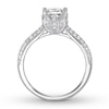 Thumbnail Image 2 of Princess-cut Diamond Engagement Ring 1-1/4 ct tw 14K White Gold