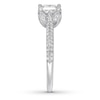 Thumbnail Image 3 of Princess-cut Diamond Engagement Ring 1-1/4 ct tw 14K White Gold