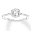 Thumbnail Image 0 of Diamond Engagement Ring 3/4 ct tw Round-cut 14K White Gold