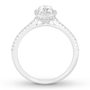 Thumbnail Image 1 of Diamond Engagement Ring 3/4 ct tw Round-cut 14K White Gold