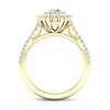 Thumbnail Image 4 of Diamond Engagement Ring 1 ct tw Round 14K Yellow Gold