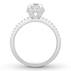 Thumbnail Image 2 of Diamond Engagement Ring 1-3/8 ct tw Round-cut 14K White Gold