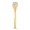 Thumbnail Image 3 of Diamond 3-Stone Engagement Ring 5/8 ct tw Round 14K Yellow Gold
