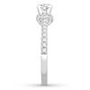 Thumbnail Image 3 of Diamond Engagement Ring 3/4 ct tw Round-cut 14K White Gold
