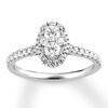 Thumbnail Image 0 of Diamond Engagement Ring 3/4 ct tw Round 14K White Gold