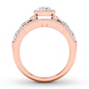 Thumbnail Image 2 of Diamond Engagement Ring 1-3/8 ct tw Marquise 14K Rose Gold