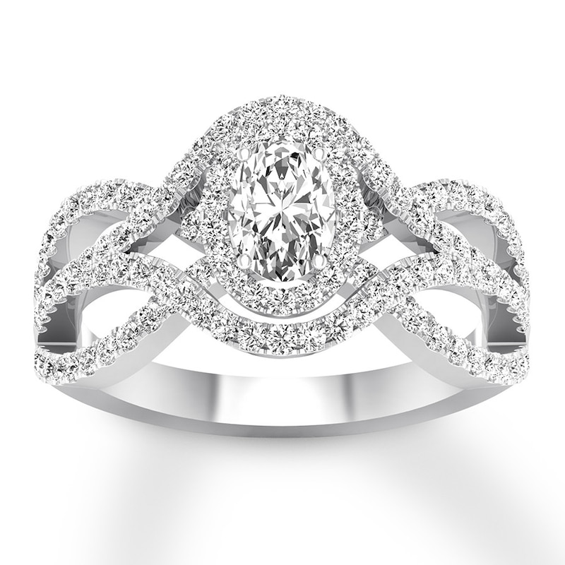 Monogram Infini Engagement Ring, White Gold and Diamond - Categories Q9M34Z