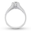Thumbnail Image 1 of Diamond Engagement Ring 1-5/8 ct tw Round 14K White Gold