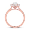 Thumbnail Image 1 of Diamond Engagement Ring 1 ct tw Round/Oval 14K Rose Gold