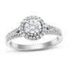 Thumbnail Image 0 of Diamond Engagement Ring 7/8 ct tw Round 14K White Gold