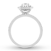 Thumbnail Image 1 of Diamond Engagement Ring 7/8 ct tw Round 14K White Gold