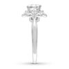 Thumbnail Image 2 of Diamond Engagement Ring 7/8 ct tw Oval-cut 14K White Gold