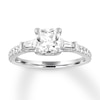 Thumbnail Image 0 of Diamond Engagement Ring 1-1/4 ct tw Cushion-cut 14K White Gold