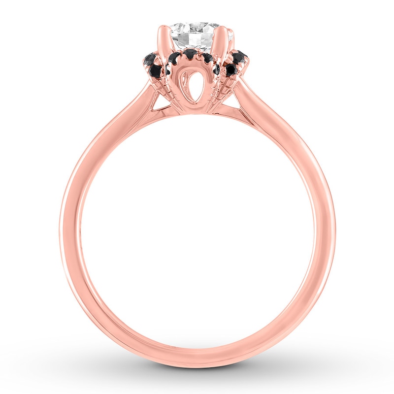 Diamond Engagement Ring 7/8 carat tw 14K Rose Gold