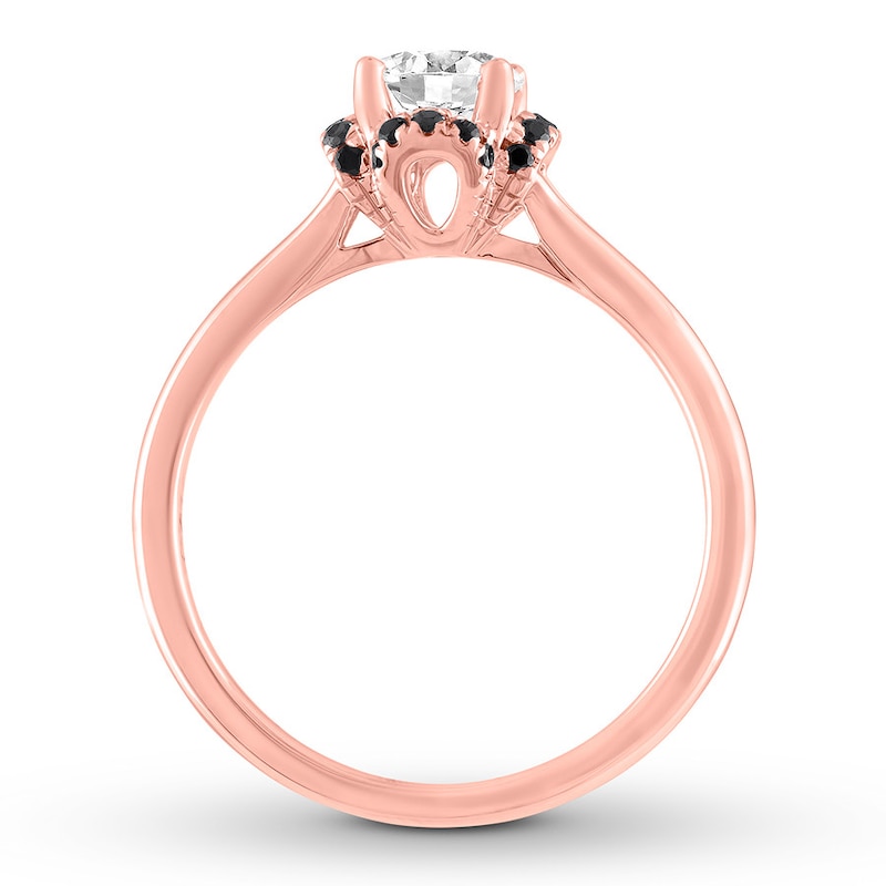 Diamond Engagement Ring 7/8 carat tw 14K Rose Gold