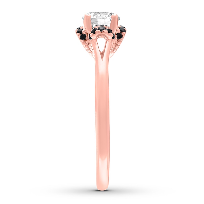 Diamond Engagement Ring 7/8 carat tw 14K Rose Gold