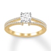 Thumbnail Image 0 of Diamond Engagement Ring 7/8 carat tw Round 14K Yellow Gold