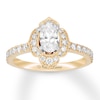 Thumbnail Image 0 of Neil Lane Bridal Set 1-1/4 ct tw Oval-cut 14K Yellow Gold