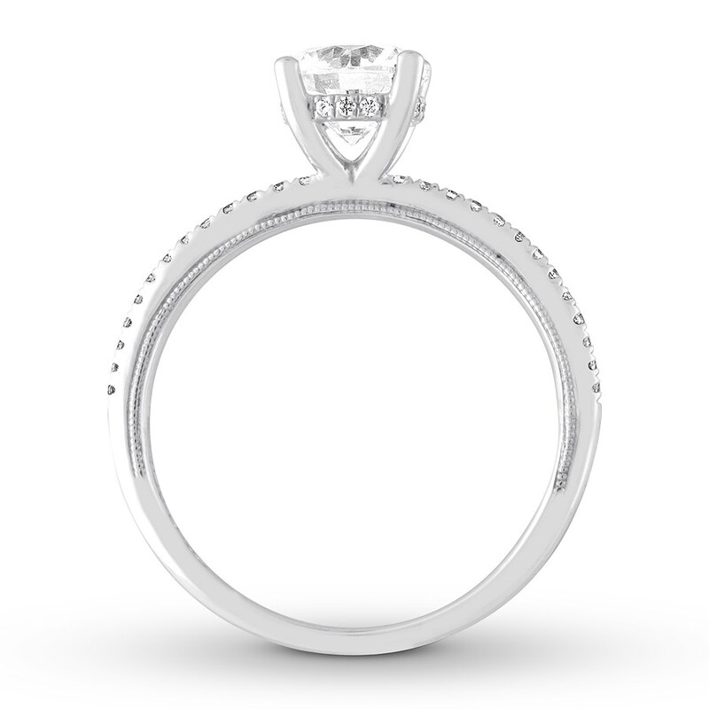 Diamond Engagement Ring 1 carat tw Round 14K White Gold