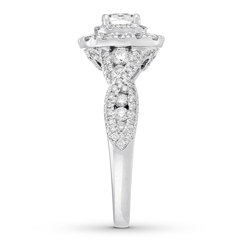Main Image 3 of Neil Lane Engagement Ring 1-1/4 ct tw Diamonds 14K White Gold