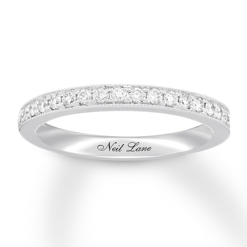 Neil Lane Wedding Band 1/4 ct tw Diamonds 14K White Gold