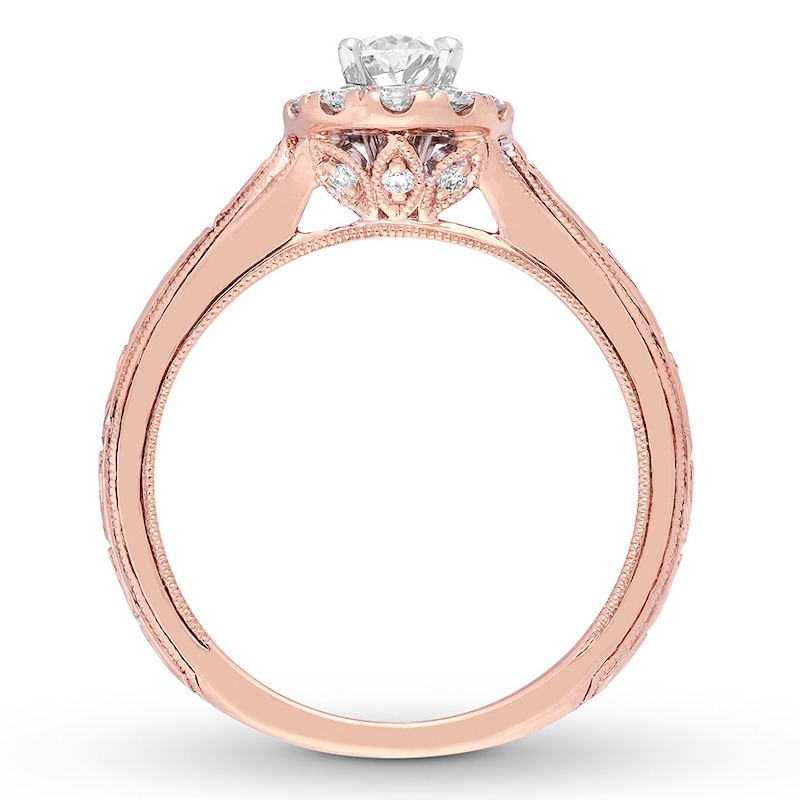 Neil Lane Engagement Ring 1 carat tw Diamonds 14K Rose Gold