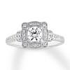 Thumbnail Image 1 of Diamond Engagement Ring 5/8 carat tw Round 14K White Gold