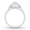 Thumbnail Image 1 of Diamond Engagement Ring 5/8 carat tw Round 14K White Gold