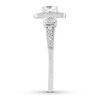 Thumbnail Image 3 of Diamond Engagement Ring 5/8 carat tw Round 14K White Gold