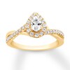 Thumbnail Image 0 of Diamond Engagement Ring 7/8 carat tw Pear-Shaped 14K Gold