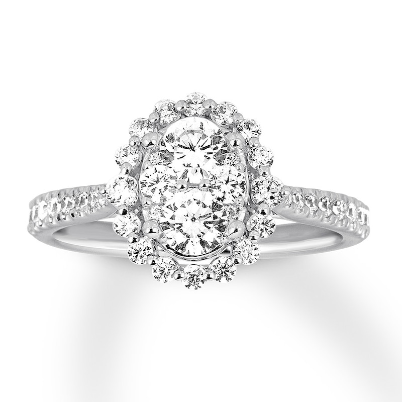 1ct white gold diamond engagement ring youtube studios
