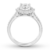 Thumbnail Image 2 of Diamond Engagement Ring 1 ct tw Round-cut 14K White Gold