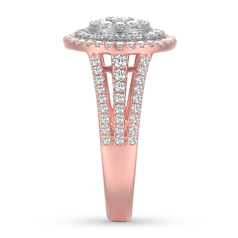 Diamond Engagement Ring 1 carat tw 14K Two-Tone Gold
