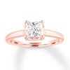 Thumbnail Image 0 of Diamond Engagement Ring 1 carat tw Princess-cut 14K Rose Gold