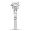 Thumbnail Image 3 of Diamond Engagement Ring 2 ct tw Emerald-cut 14K White Gold