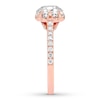 Thumbnail Image 2 of Diamond Engagement Ring 1-3/8 ct tw Round 14K Rose Gold